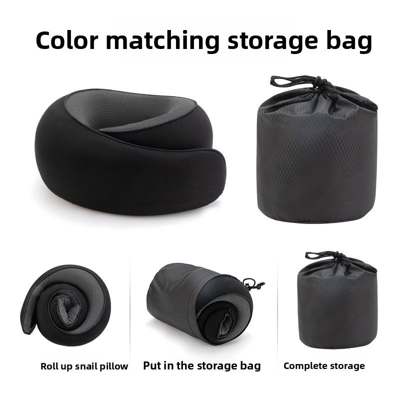 Portable and detachable outdoor airplane travel pillow