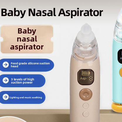 Electric Nasal Aspirator for Babies with Multiple Nozzles