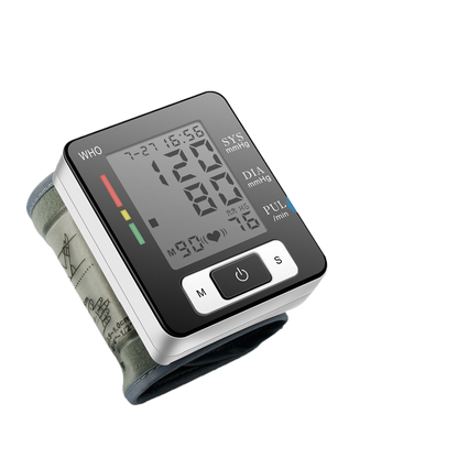 Wrist electronic blood pressure monitor
