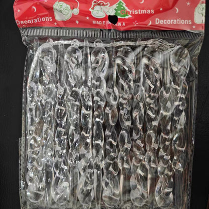 Transparent Ice Christmas Tree Pendants