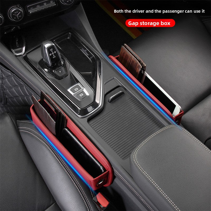 Car seat pocket storage box