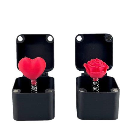 3D Printed Rose Gift Box Ornament