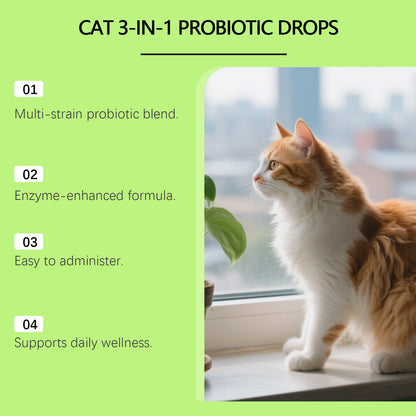 Cat Probiotic Supplement Drops