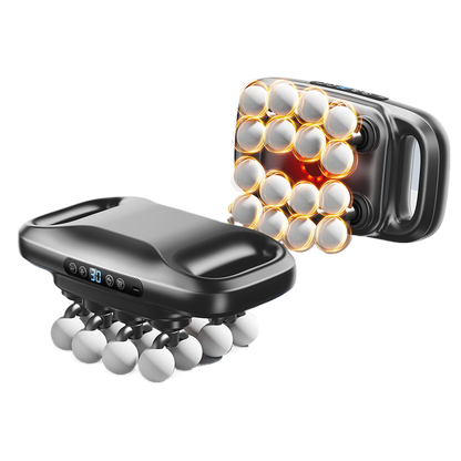 Fascia gun with multiple heads for back and waist relaxation