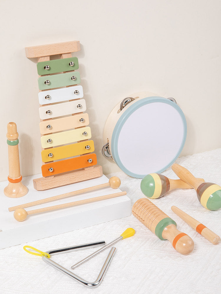 Montessori Wooden Musical Instrument Set for Kids
