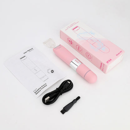 New Women's Electric Epilator Two-In-One Shaver Full Body Hair Removal Machine Household Reciprocating Shaver Wholesale