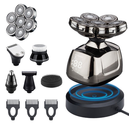 Electric Shaver with Wireless Charging Dock