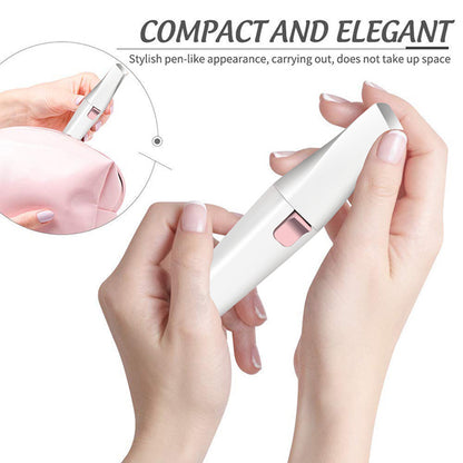 Two-in-one electric eyebrow trimmer