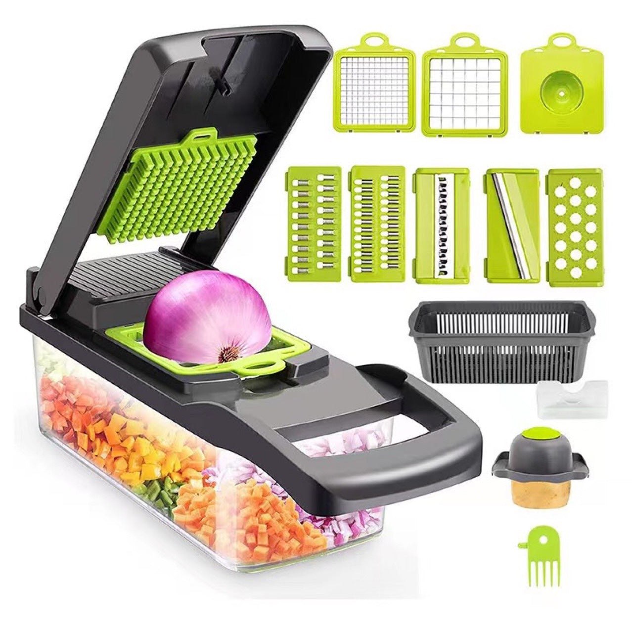 Multifunctional Vegetable Slicer Dicer Grater Set