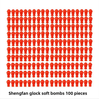 Automatic Shell Ejection Soft Bullet Toy Pistol