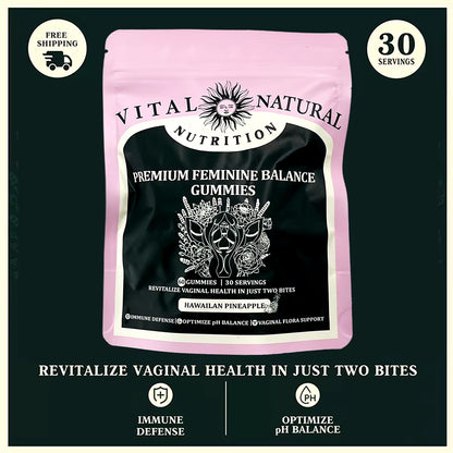 Vital Source Feminine Balance Gummies - Hawaiian Pineapple