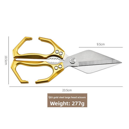 A large pair of scissors specially designed for bone cutting