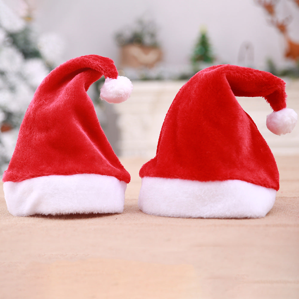 Christmas Short Plush Hat
