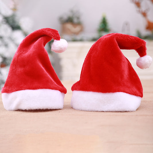 Christmas Short Plush Hat
