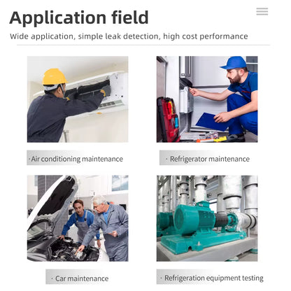 Smart Leak Detector Freon CFC HFC Halogen Gas Refrigerant Gas Analyzer Air Monitor Conditioning R22A R134A Gas Meter