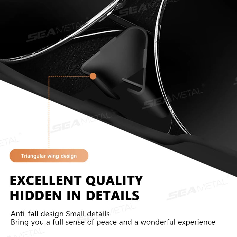 SEAMETAL Car Sun Visor Glasses Case Extra-Large Sunglasses Holder Storage Box Stable Eyeglasses Case Organizer Protection Box