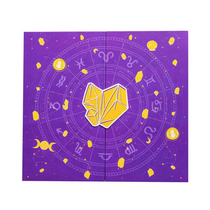 Reiki Crystal Halloween Countdown Gift Box 2025 Healing Stones Advent Calendar Rock Collection Energy Gem Dig Kit