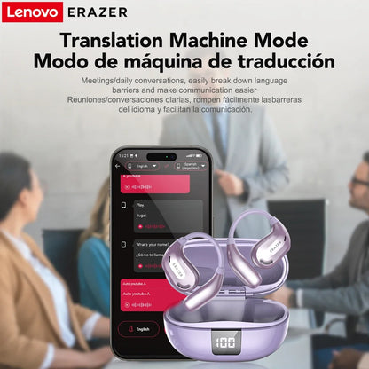 ERAZER Xt66Pro OWS Wireless Headphones Bluetooth 5.4 Earphones with Mic OWS Sports Headsets IPX5 Earhook AI Translator Earbuds