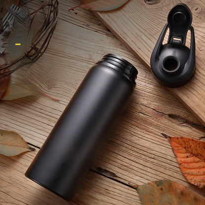 Stainless steel sports water bottle