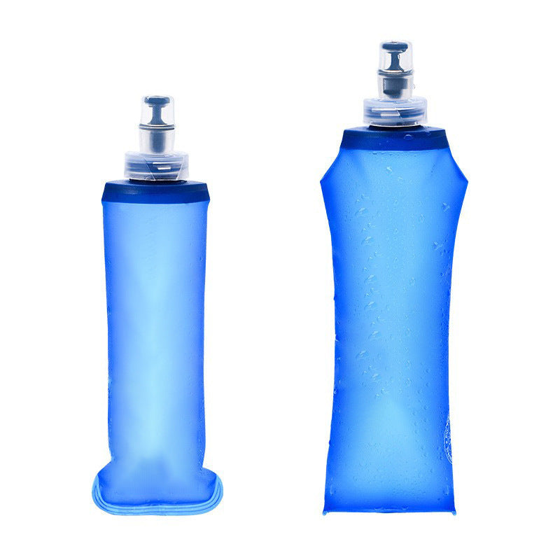 Foldable soft water bottle