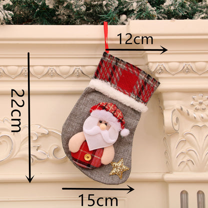 Christmas Gift Sock Hanging Bag