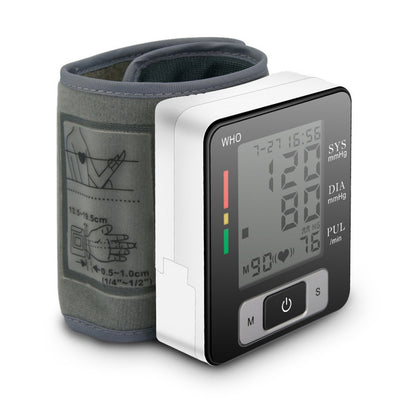 Wrist electronic blood pressure monitor