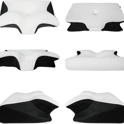 Butterfly-shaped pillow for neck support