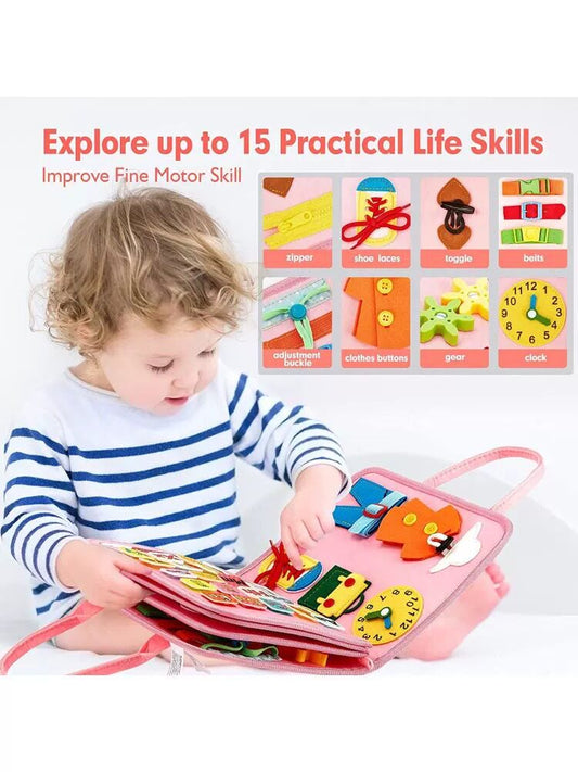 Childrens Educational Felt Learning Board