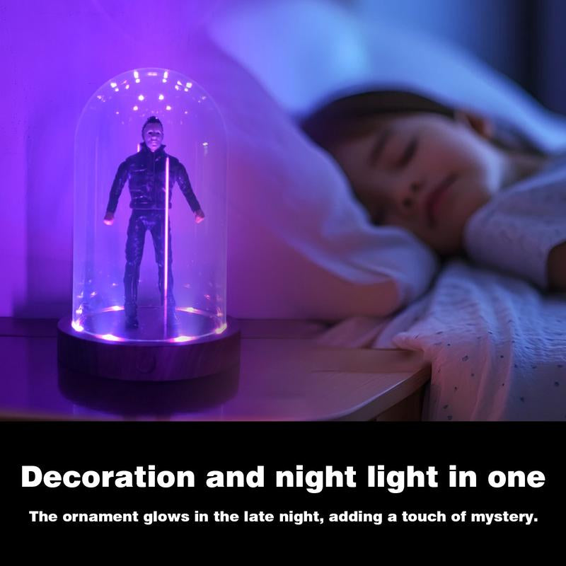 【Faddishdeal】Horror Movie Collection Lamp, Home Decoration Table Lamp, Holiday Ambience Desktop Ornament, Halloween Unique Gift and Decoration.