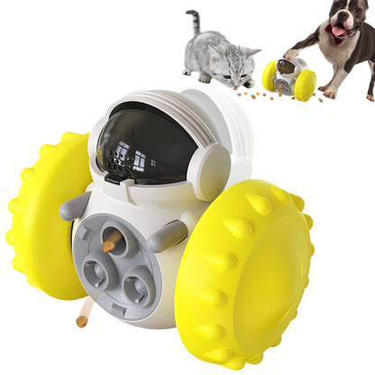 Cat balance car food dispenser