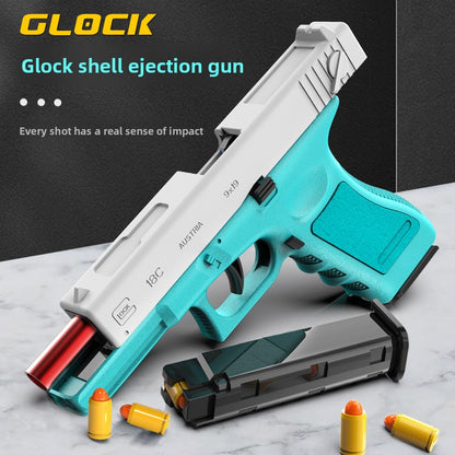 Automatic Shell Ejection Soft Bullet Toy Pistol