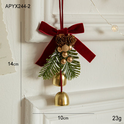 Bell Velvet Bow Ornament