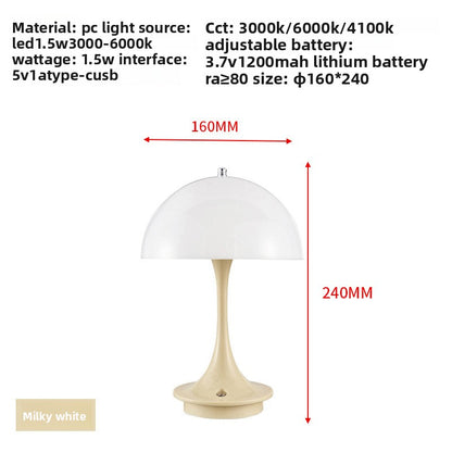 Rechargeable Touch Control Table Lamp
