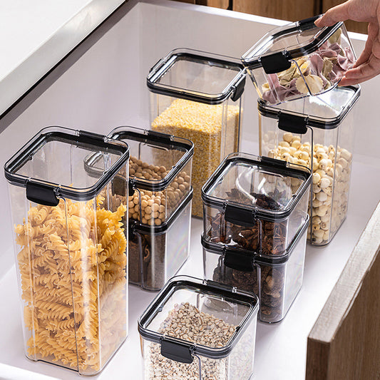 Food-grade plastic thickened transparent storage box