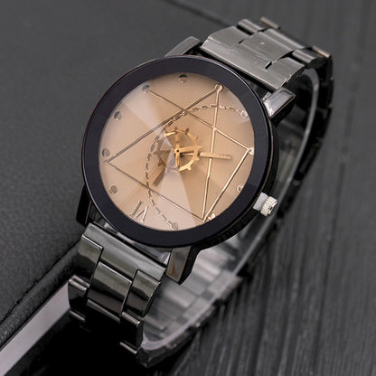Gear Compass Design Quartz Watch for Men and Women