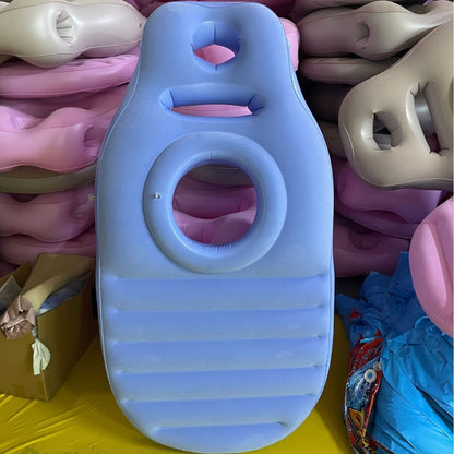 Inflatable maternity pad for prone sleeping mattress