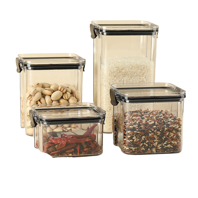 Food-grade plastic thickened transparent storage box