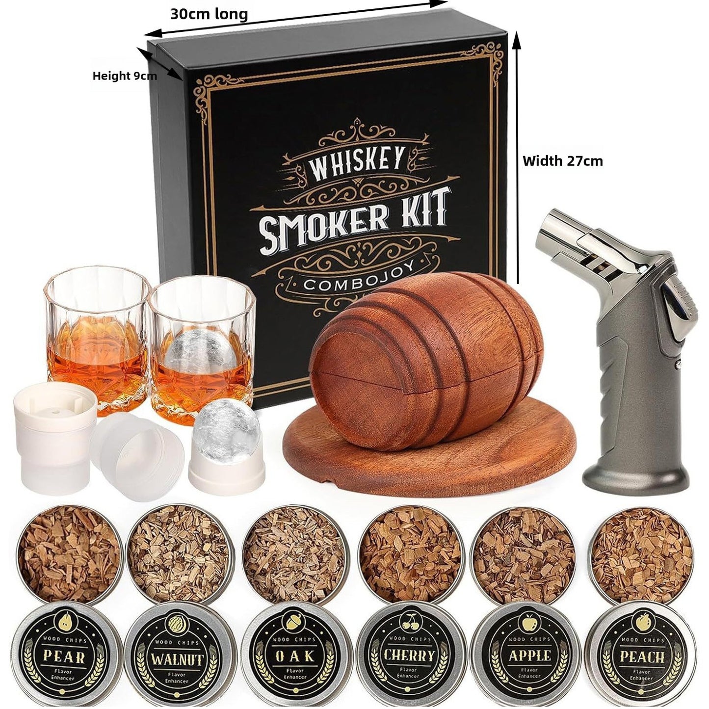 Cocktail Smoke Infusion Barrel Set