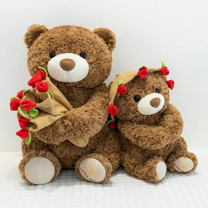 Rose Bear Plush Toy