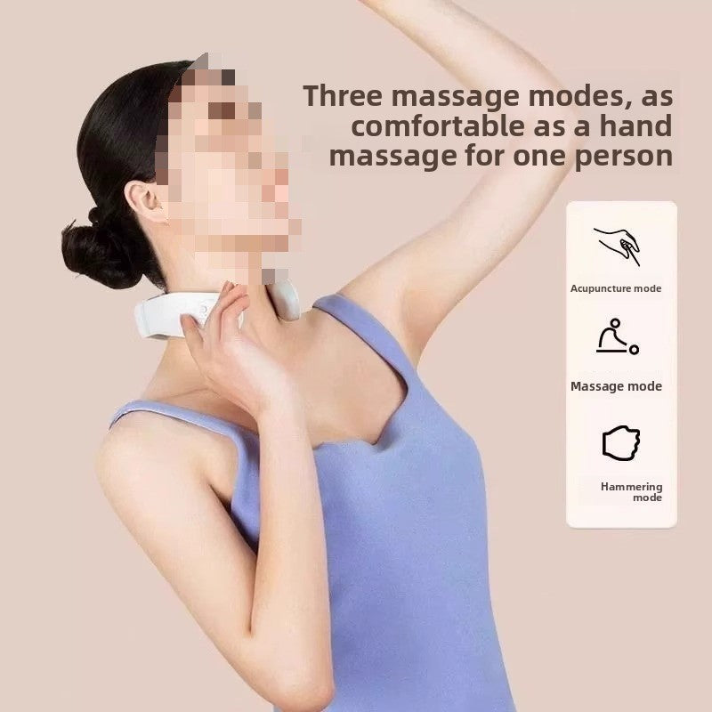 Multifunctional Cervical Massager with Heat and Voice Control