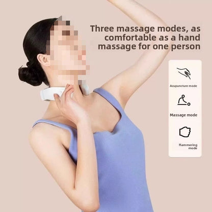Multifunctional Cervical Massager with Heat and Voice Control