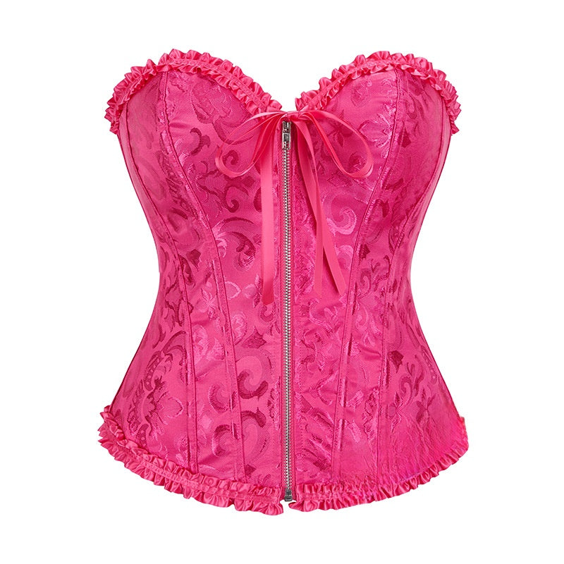 Zipper shaping garment