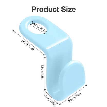 Space Saving Hangers Connector Hooks 20 Counts, High Load-Bearing Clothes Hanger Connector Hooks, Hooks for Hangers, Random Colors