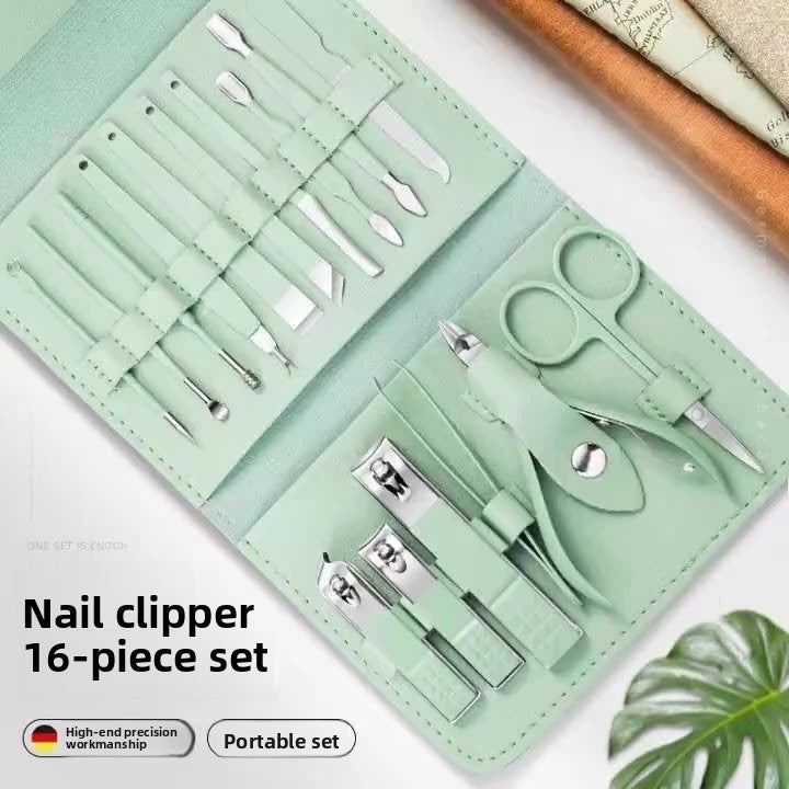 Stainless steel nail clipper set