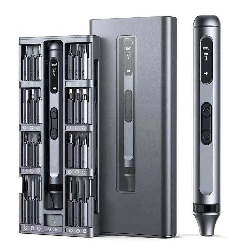 Multi-functional Electric Screwdriver Set with Assorted Bits