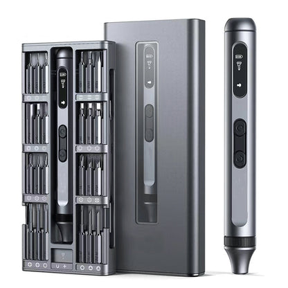 Multi-functional Electric Screwdriver Set with Assorted Bits
