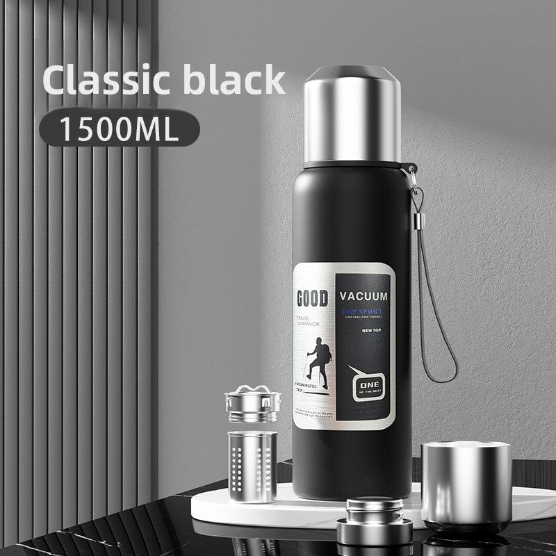 Vacuum Insulated Thermos with Tea Strainer
