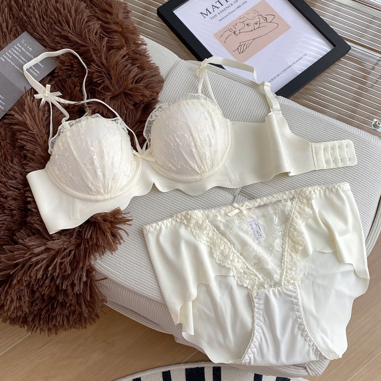 Sexy Lace Adjustable Push-Up Bra Set