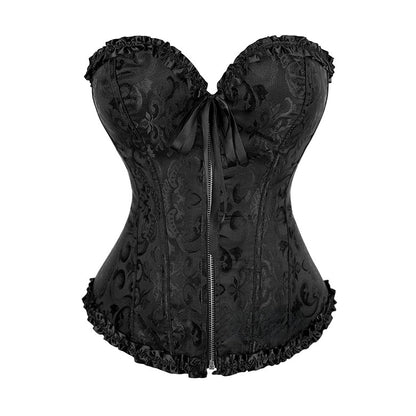 Zipper shaping garment