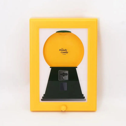 Creative Candy Dispenser Picture Frame Easy Restock Moisture-Proof Hanging Handy Candy Frame Rotating Dust-Proof